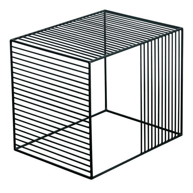 Mid-Century Modern Coffee Table Black Iron Coffee Cocktail Table