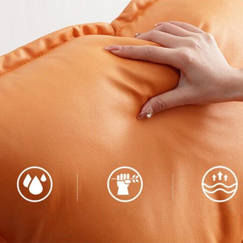 Silla tapizada de planeador moderno silla acento de botón con botones con piernas oscuras