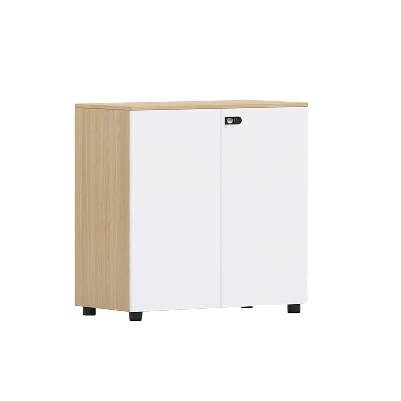 Nordic Style File Cabinets Solid Wood Electronic Lock Vertical Filing Cabinet for Office Natural Wood White Clearhalo 'Filing Cabinets' 'filling_cabinets' 'furn' 'furn_filling_cabinets' 'Furniture' 'Office Furniture' 6483590