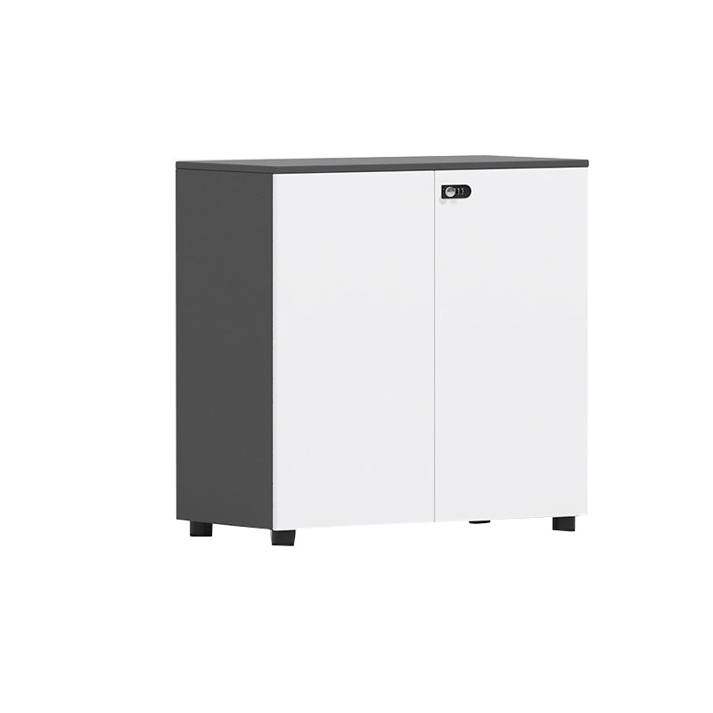 Nordic Style File Cabinets Solid Wood Electronic Lock Vertical Filing Cabinet for Office Gray-White Clearhalo 'Filing Cabinets' 'filling_cabinets' 'furn' 'furn_filling_cabinets' 'Furniture' 'Office Furniture' 6483594