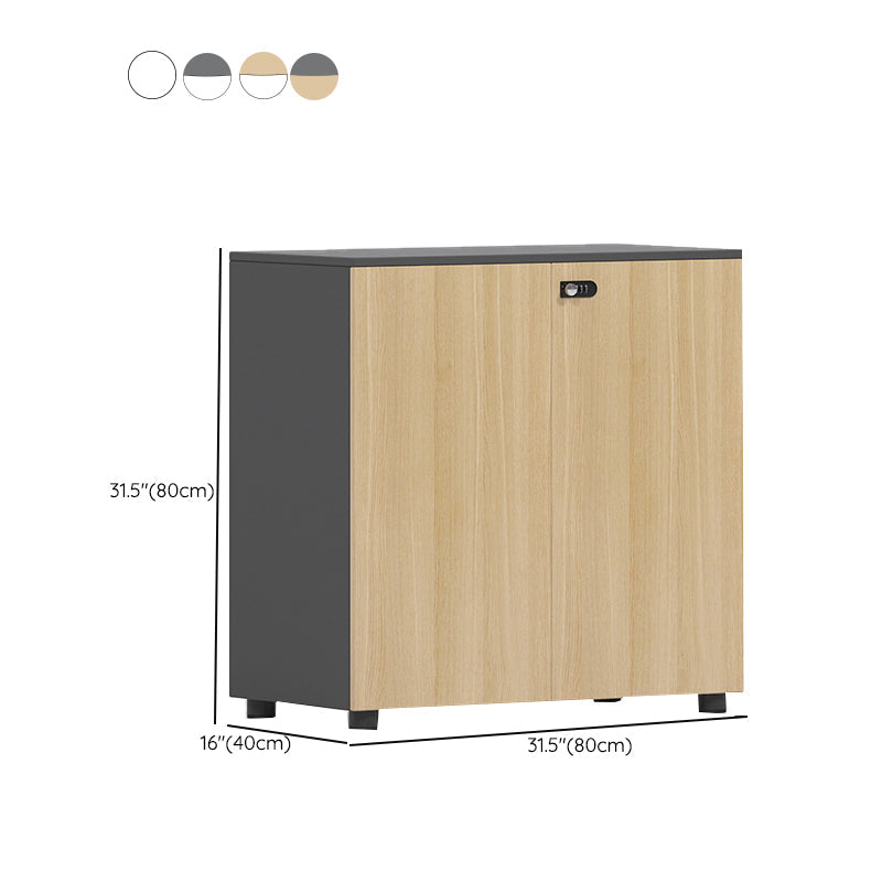 Nordic Style File Cabinets Solid Wood Electronic Lock Vertical Filing Cabinet for Office Clearhalo 'Filing Cabinets' 'filling_cabinets' 'furn' 'furn_filling_cabinets' 'Furniture' 'Office Furniture' 6483600
