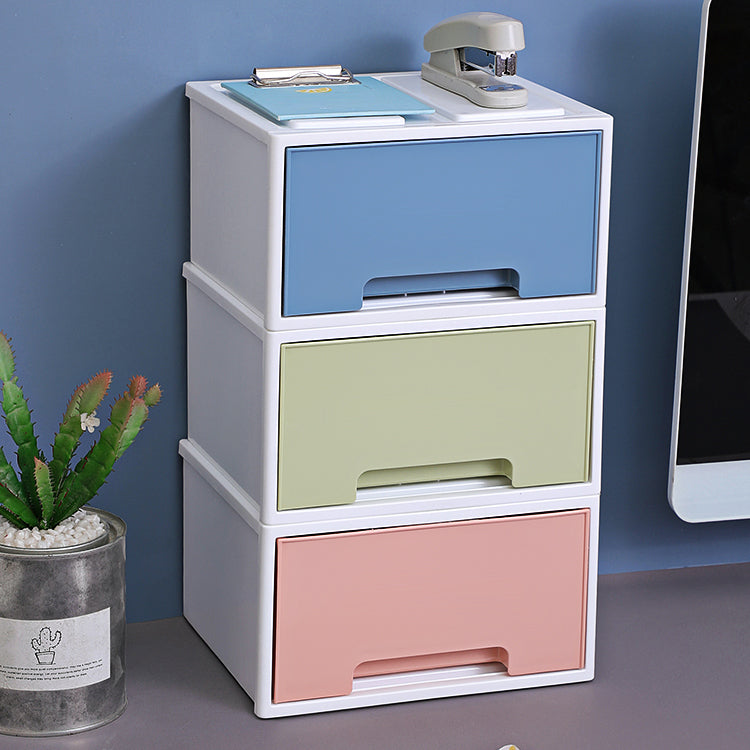 Coastal Plastic Cabinet Lateral Filing Cabinet with Drawers for Home and Office Clearhalo 'Filing Cabinets' 'filling_cabinets' 'furn' 'furn_filling_cabinets' 'Furniture' 'Office Furniture' 6483626