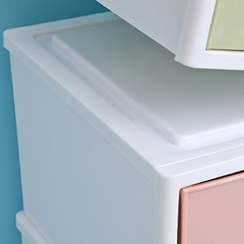 Coastal Plastic Cabinet Lateral Filing Cabinet with Drawers for Home and Office Clearhalo 'Filing Cabinets' 'filling_cabinets' 'furn' 'furn_filling_cabinets' 'Furniture' 'Office Furniture' 6483638
