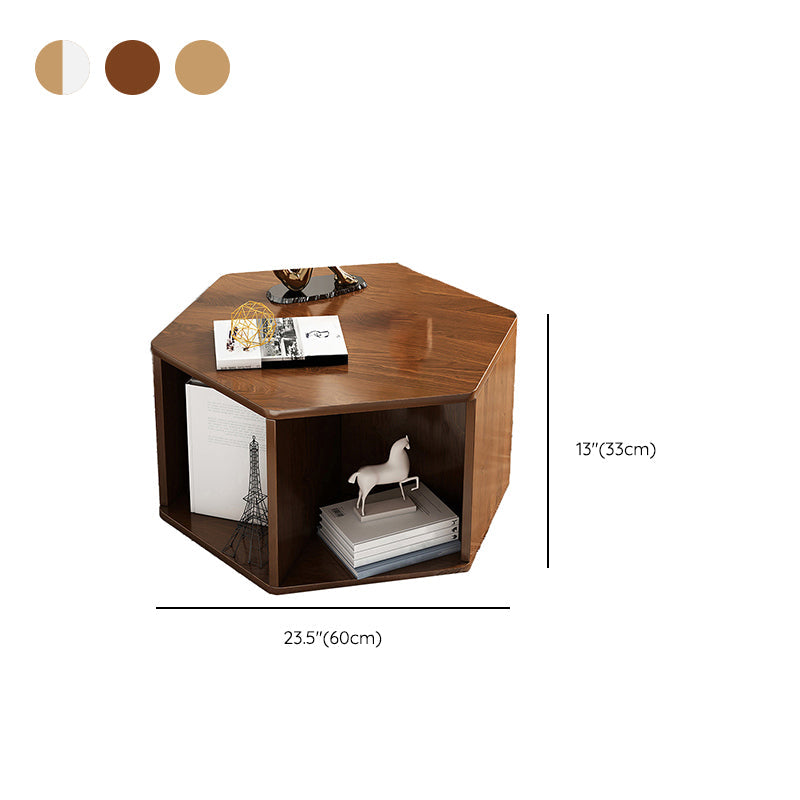 Modernism Simple Geometric Coffee Cocktail Table with Storage Clearhalo 'Coffee & Accent Tables' 'Coffee Tables' 'coffee_tables' 'furn' 'furn_coffee_tables' 'Furniture' 'Living Room Furniture' 6486244