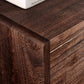 Contemporary TV Stand Wall-mounted Wood TV Media Console with Storage