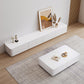 Contemporary White TV Stand Wood Enclosed Storage TV Media Console with Storage Clearhalo 'furn' 'furn_tv_stands_entertainment_centers' 'Furniture' 'Living Room Furniture' 'TV Stands & Entertainment Centers' 'TV Stands & Media Storage Furniture' 'tv_stands_entertainment_centers' 6486373