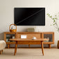 Scandinavian Enclosed Storage TV Stand Pine TV Media Console with Storage Clearhalo 'furn' 'furn_tv_stands_entertainment_centers' 'Furniture' 'Living Room Furniture' 'TV Stands & Entertainment Centers' 'TV Stands & Media Storage Furniture' 'tv_stands_entertainment_centers' 6486430
