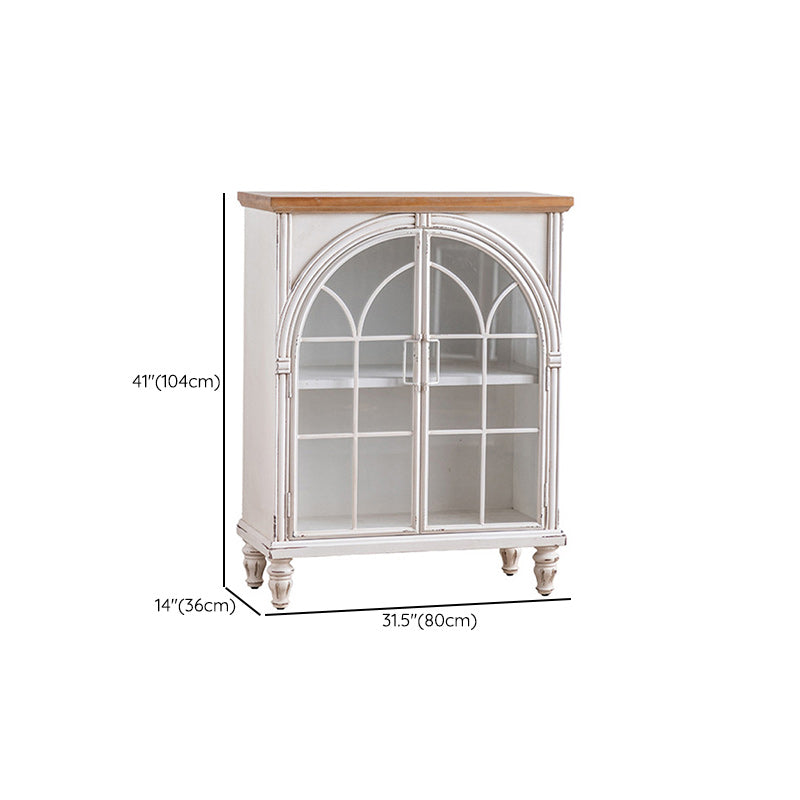 Tradizionale display pino stand di stoccaggio bianco per soggiorno