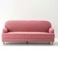 Contemporary Pink Cotton Settee Tight Back Sofa for Living Room Clearhalo 'furn' 'furn_sofas' 'Furniture' 'Living Room Furniture' 'Sofa' 'sofas' 6486613