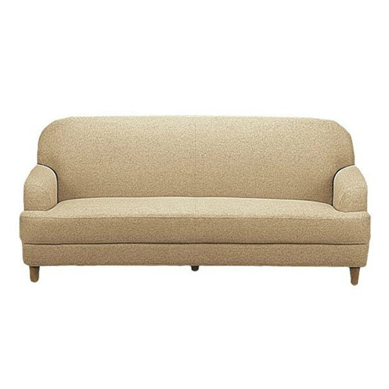 Contemporary Pink Cotton Settee Tight Back Sofa for Living Room 69"L x 29.5"W x 29.5"H Light Gray Cotton and Linen Clearhalo 'furn' 'furn_sofas' 'Furniture' 'Living Room Furniture' 'Sofa' 'sofas' 6486614