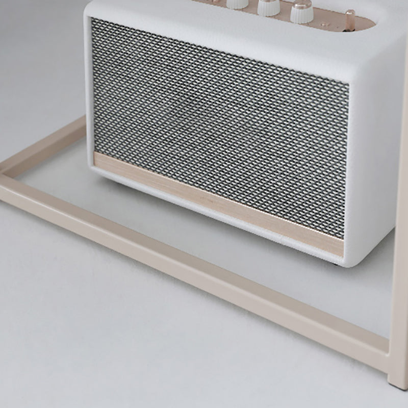 2 ripiani del comodino da comodino da comodino industriale, 27,6 "di altezza