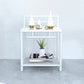 1 Shelf Glam Nightstand Metal Legs Included Night Table Open Storage ,23.6" Tall Clearhalo 'Bedroom Furniture' 'furn' 'furn_night_stand' 'Furniture' 'night_stand' 'Nightstands' 6486660