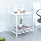 1 Shelf Glam Nightstand Metal Legs Included Night Table Open Storage ,23.6" Tall White 1 Piece Clearhalo 'Bedroom Furniture' 'furn' 'furn_night_stand' 'Furniture' 'night_stand' 'Nightstands' 6486661
