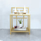 1 Shelf Glam Nightstand Metal Legs Included Night Table Open Storage ,23.6" Tall Gold 1 Piece Clearhalo 'Bedroom Furniture' 'furn' 'furn_night_stand' 'Furniture' 'night_stand' 'Nightstands' 6486664