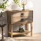 Commode traditionnelle en bois massif, commode de rangement pour chambre à coucher