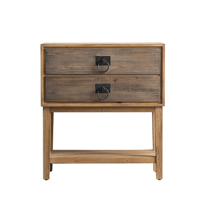 Commode traditionnelle en bois massif, commode de rangement pour chambre à coucher