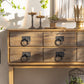 Commode traditionnelle en bois massif, commode de rangement pour chambre à coucher
