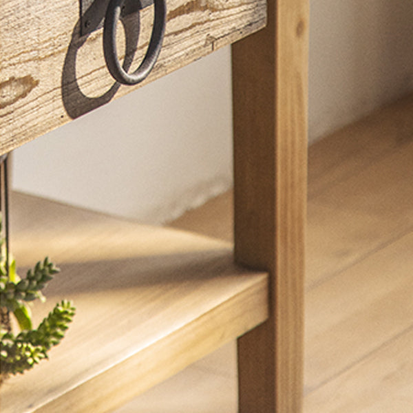 Commode traditionnelle en bois massif, commode de rangement pour chambre à coucher