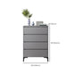 Commode en bois manufacturé avec coffre de rangement contemporain de 15,6 pouces de largeur
