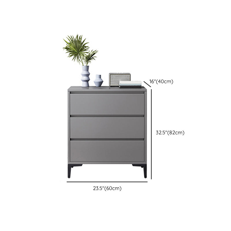 Commode en bois manufacturé avec coffre de rangement contemporain de 15,6 pouces de largeur