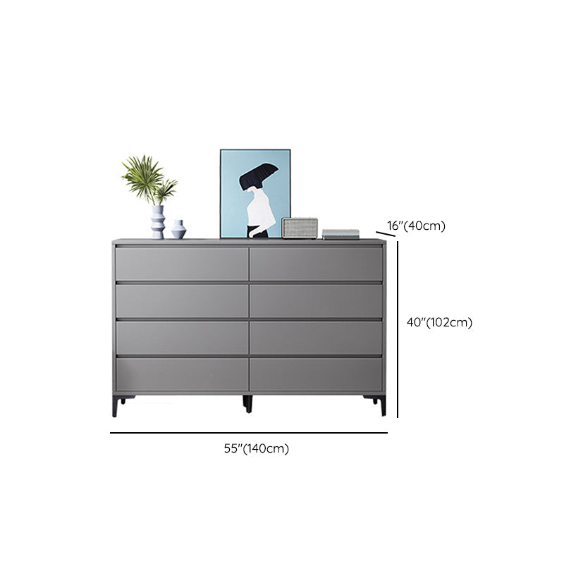 Commode en bois manufacturé avec coffre de rangement contemporain de 15,6 pouces de largeur