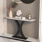 Stone Modern Console Tabla 1-plataforma 31.5 "Mesa de acento de altura para Hall