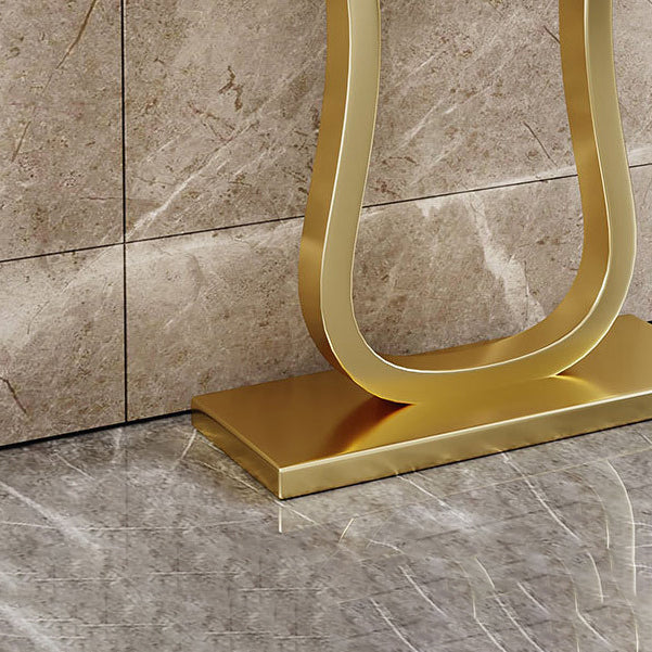 Tabla de consola Rectangle Glam 31.5 pulgadas de altura Acento de acento