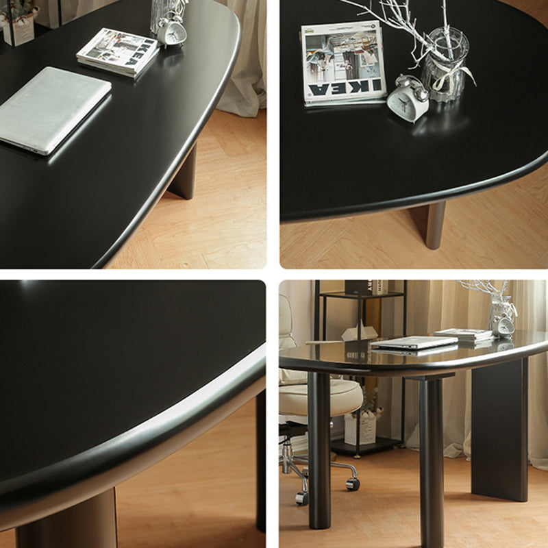 29.25-inch Hoogte Industrial Office Desk Solid Wood Writing Desk