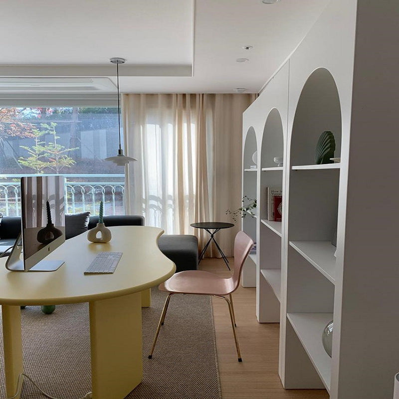 29,25 inch Hoogte Solid Wood Office Desk Industrial Writing Desk