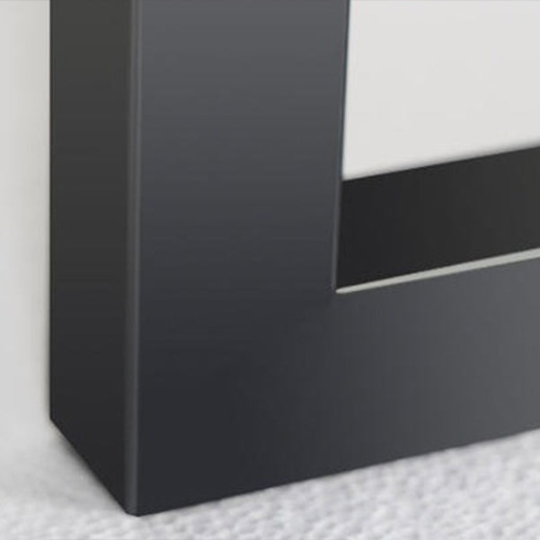 Escritorio de escritura de madera escritorio de oficina industrial rectangular con patas de metal