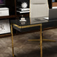 1-schüchternen Glam Office Desk Antique Finish Computer Desk mit Metallbeinen