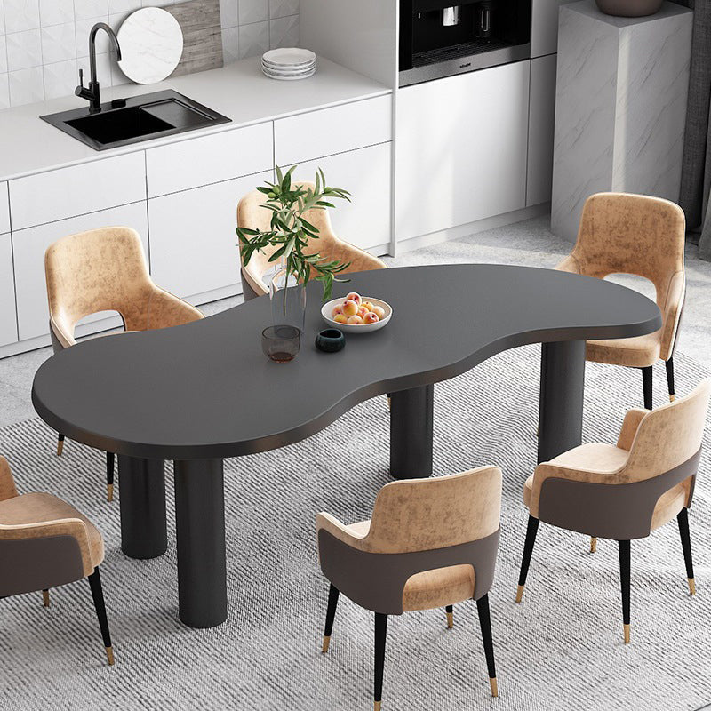 29.25-inch Height Office Desk Industrial Solid Wood Writing Desk 70.9"L x 35.4"W x 29.5"H Black Clearhalo 'furn' 'furn_office_desk' 'Furniture' 'Office Desks' 'Office Furniture' 'office_desk' 6487948