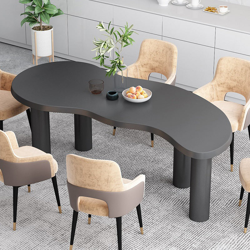 29.25-inch Height Office Desk Industrial Solid Wood Writing Desk 78.7"L x 35.4"W x 29.5"H Black Clearhalo 'furn' 'furn_office_desk' 'Furniture' 'Office Desks' 'Office Furniture' 'office_desk' 6487949