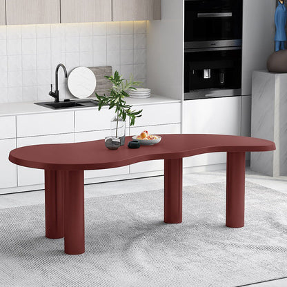 29.25-inch Height Office Desk Industrial Solid Wood Writing Desk Red Clearhalo 'furn' 'furn_office_desk' 'Furniture' 'Office Desks' 'Office Furniture' 'office_desk' 6487950