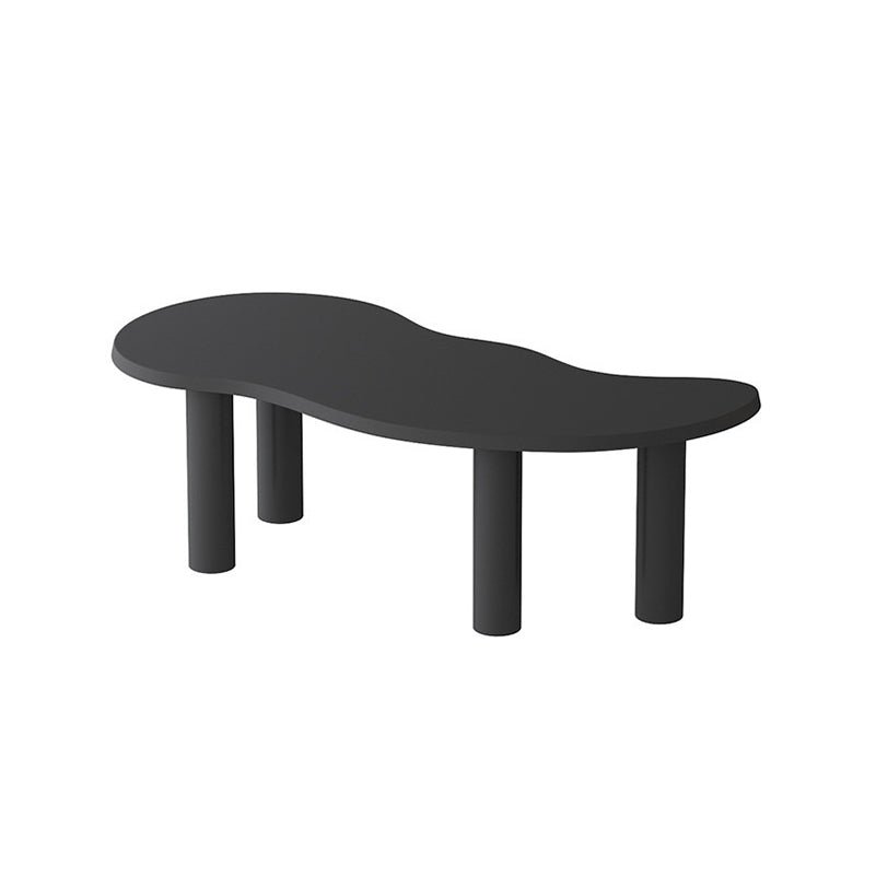 29.25-inch Height Office Desk Industrial Solid Wood Writing Desk 86.6"L x 35.4"W x 29.5"H Black Clearhalo 'furn' 'furn_office_desk' 'Furniture' 'Office Desks' 'Office Furniture' 'office_desk' 6487951