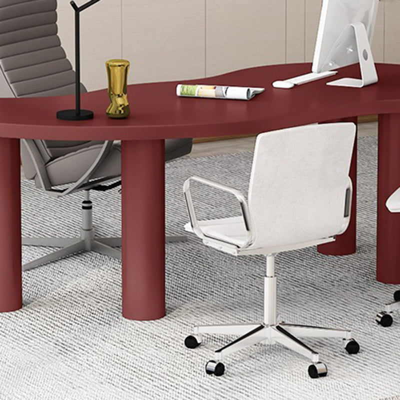 29.25-inch Height Office Desk Industrial Solid Wood Writing Desk Clearhalo 'furn' 'furn_office_desk' 'Furniture' 'Office Desks' 'Office Furniture' 'office_desk' 6487954