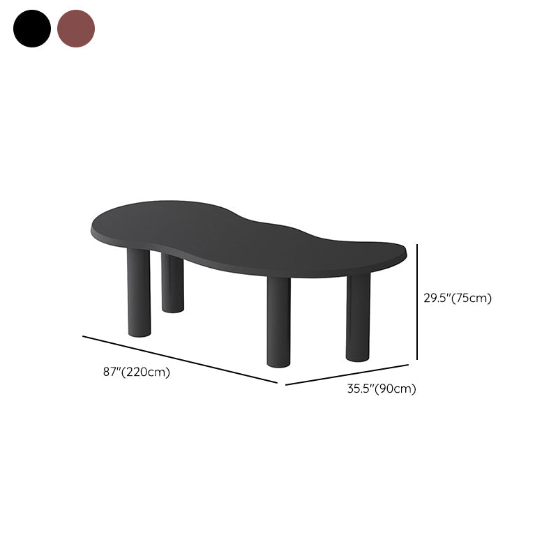 29.25-inch Height Office Desk Industrial Solid Wood Writing Desk Clearhalo 'furn' 'furn_office_desk' 'Furniture' 'Office Desks' 'Office Furniture' 'office_desk' 6487963