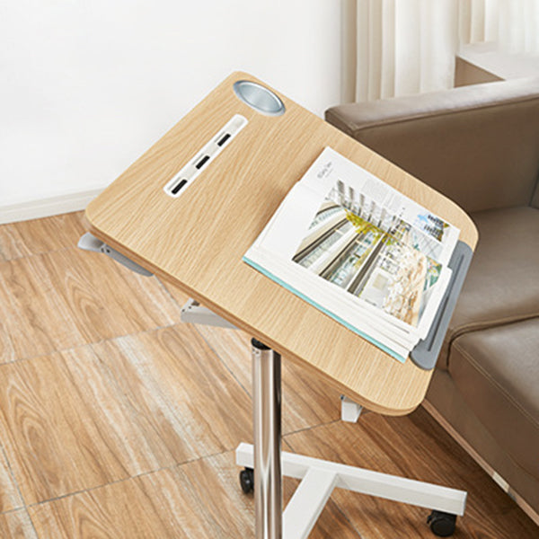 Eigentijds gebogen schrijfbureau voetstuk vouwkantoor bureau