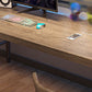 Office Contemporary Rectangular Writing Desk Wooden Office Desk with Legs Clearhalo 'furn' 'furn_office_desk' 'Furniture' 'Office Desks' 'Office Furniture' 'office_desk' 6488007