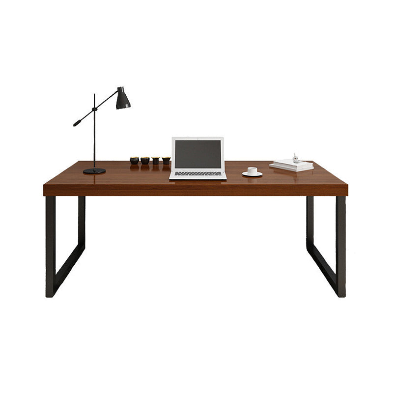 Vast hout rechthoekig kantoor bureau sleeënbasis 29.53 "Tall Writing Desk
