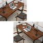 Vast hout rechthoekig kantoor bureau sleeënbasis 29.53 "Tall Writing Desk