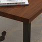 Vast hout rechthoekig kantoor bureau sleeënbasis 29.53 "Tall Writing Desk