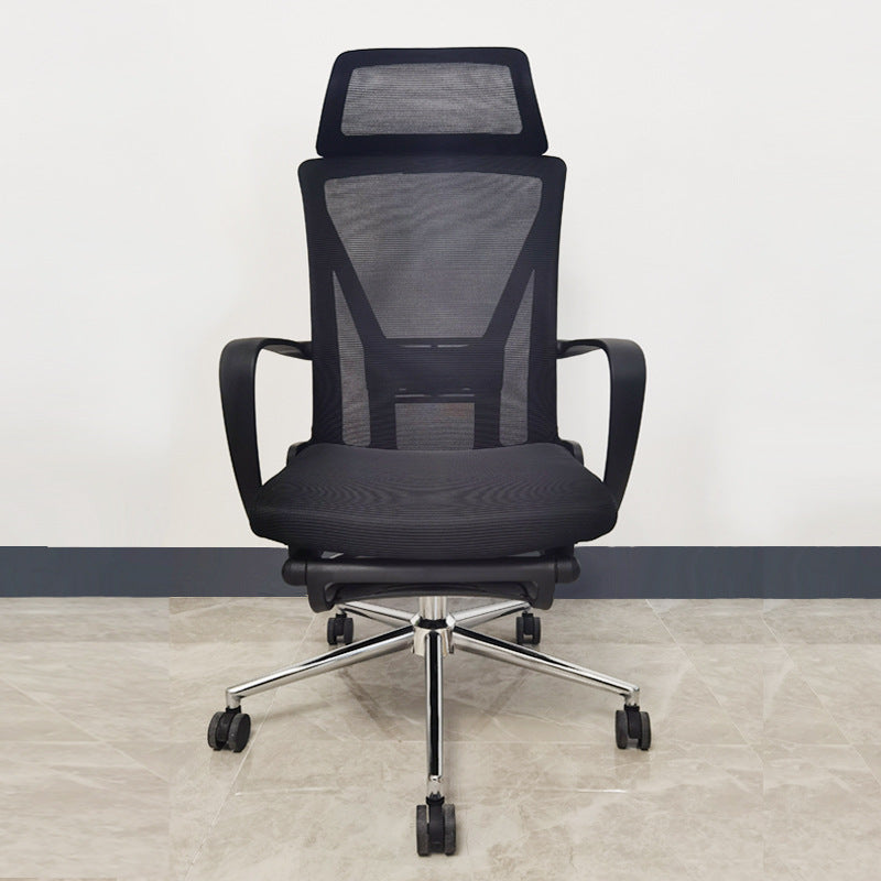 Modern Desk Chair Fixed Arms Task Chair with Wheels for Office 1 Piece Clearhalo 'furn' 'furn_office_chair' 'Furniture' 'Office Chairs' 'Office Furniture' 'office_chair' 6488310