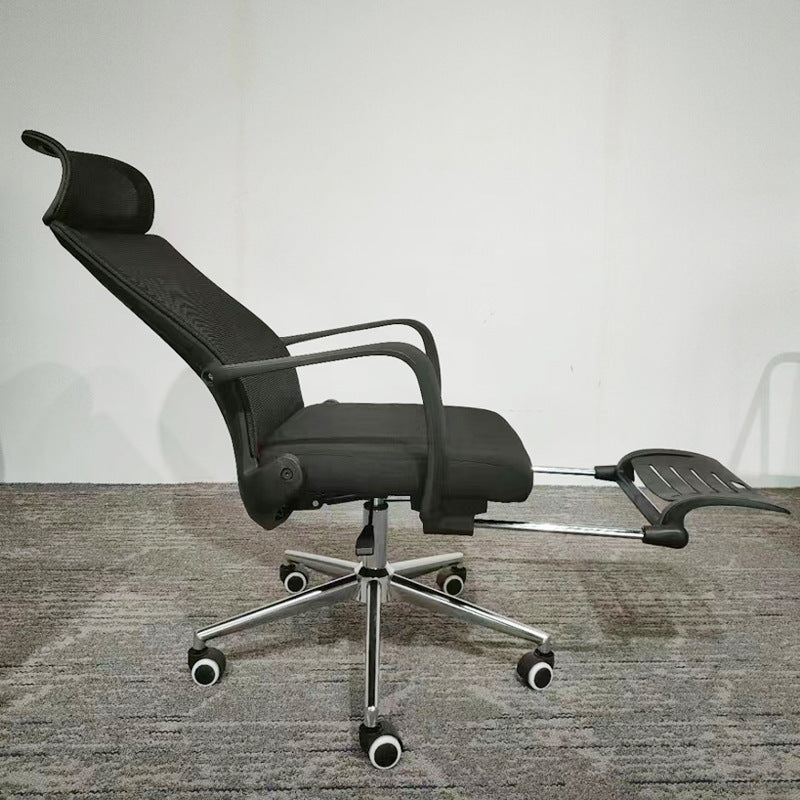 Modern Desk Chair Fixed Arms Task Chair with Wheels for Office Clearhalo 'furn' 'furn_office_chair' 'Furniture' 'Office Chairs' 'Office Furniture' 'office_chair' 6488313