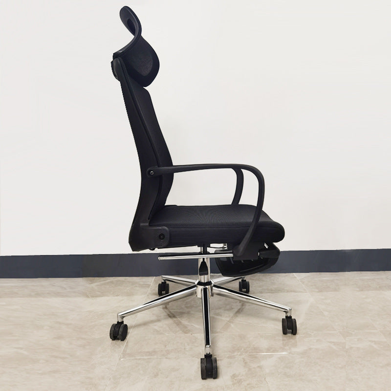 Modern Desk Chair Fixed Arms Task Chair with Wheels for Office Clearhalo 'furn' 'furn_office_chair' 'Furniture' 'Office Chairs' 'Office Furniture' 'office_chair' 6488315