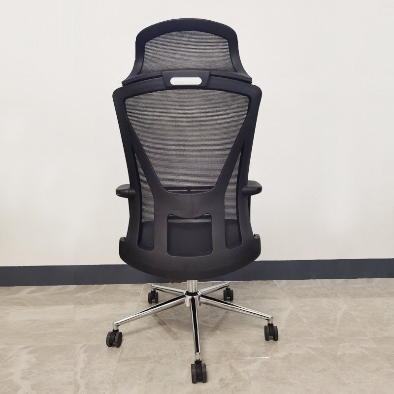 Modern Desk Chair Fixed Arms Task Chair with Wheels for Office Clearhalo 'furn' 'furn_office_chair' 'Furniture' 'Office Chairs' 'Office Furniture' 'office_chair' 6488317