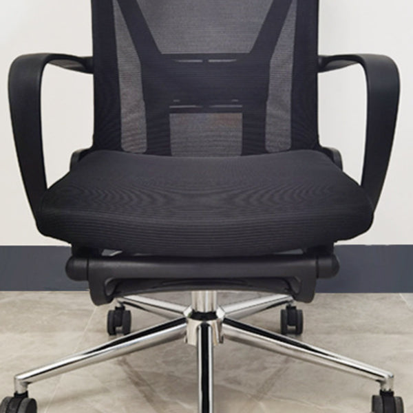 Modern Desk Chair Fixed Arms Task Chair with Wheels for Office Clearhalo 'furn' 'furn_office_chair' 'Furniture' 'Office Chairs' 'Office Furniture' 'office_chair' 6488320