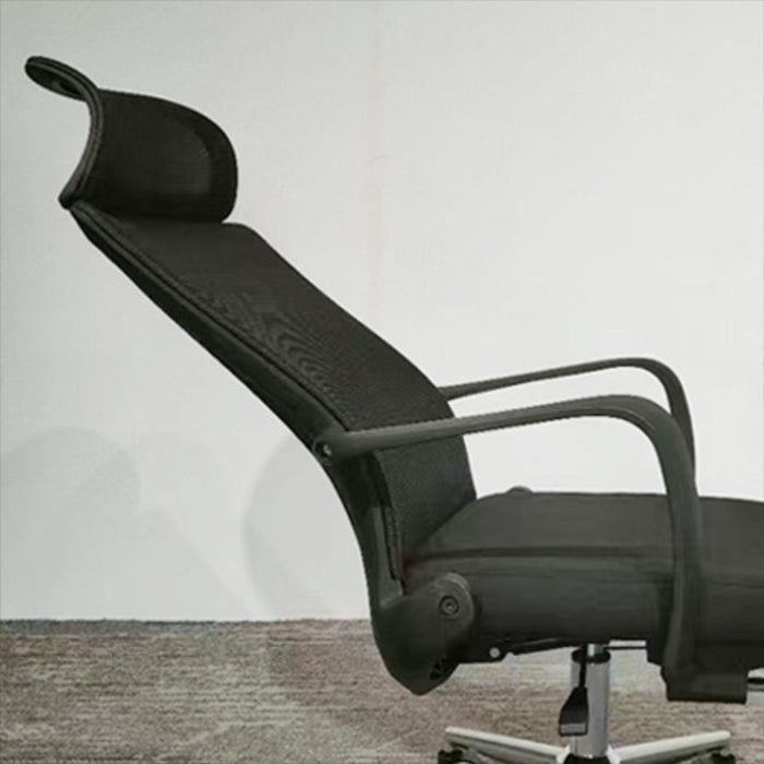 Modern Desk Chair Fixed Arms Task Chair with Wheels for Office Clearhalo 'furn' 'furn_office_chair' 'Furniture' 'Office Chairs' 'Office Furniture' 'office_chair' 6488322