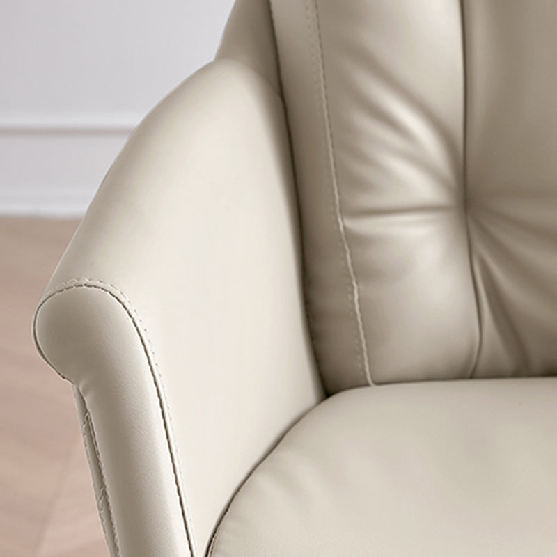 Contemporary Tufted Office Chair Faux Leather Executive Mid-Back Chair Clearhalo 'furn' 'furn_office_chair' 'Furniture' 'Office Chairs' 'Office Furniture' 'office_chair' 6488373