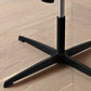 Chaise pivotante capitonnée contemporaine Chaise de bureau à dossier bas en simili cuir